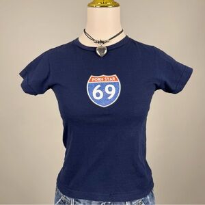 y2k pornstar baby tee